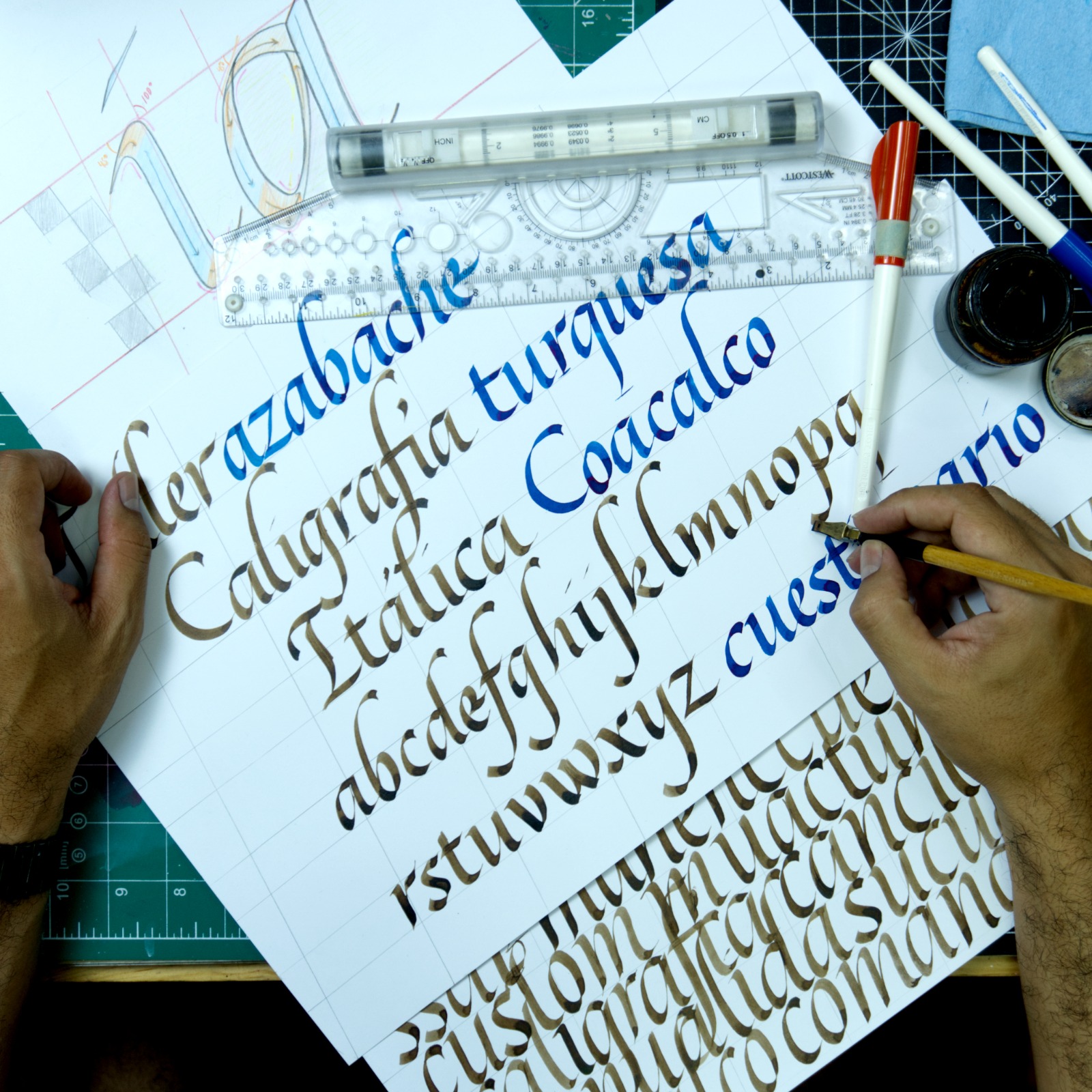 Taller Presencial (CDMX) de Caligrafía Itálica para Principiantes